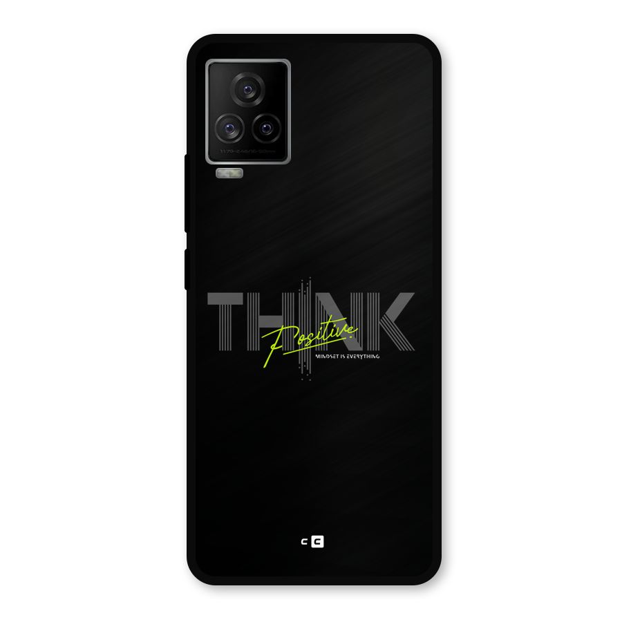 Think Positive Only Metal Back Case for iQOO 7 Legend 5G