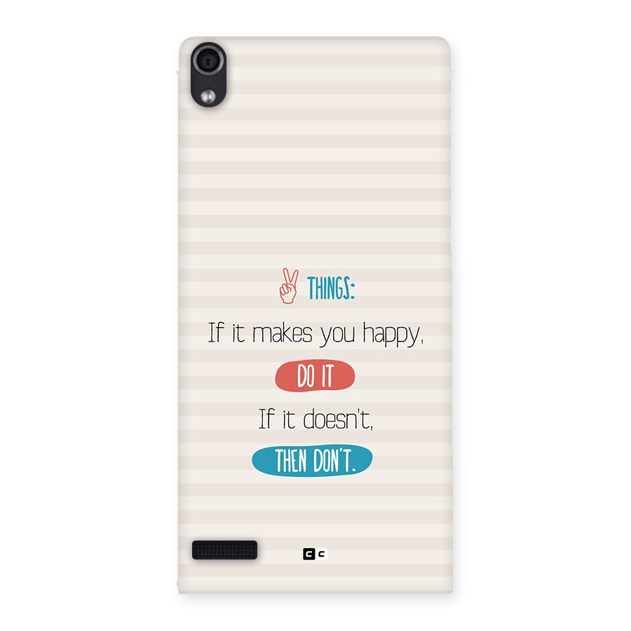 Think Then Back Case for Ascend P6