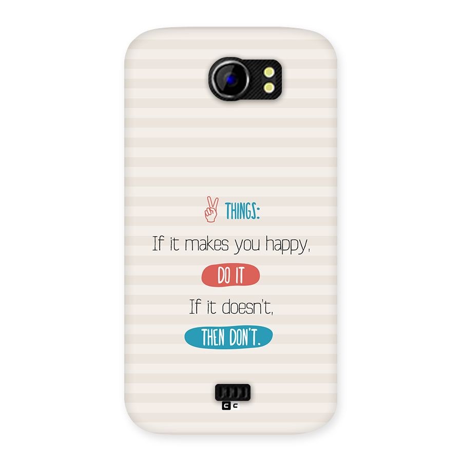 Think Then Back Case for Canvas 2 A110