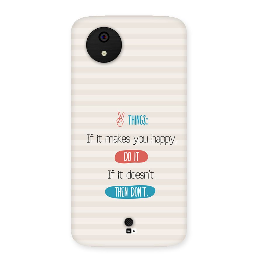 Think Then Back Case for Canvas A1  AQ4501