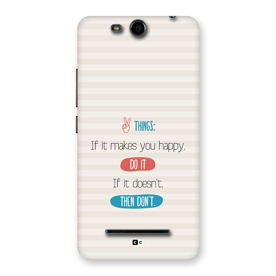 Think Then Back Case for Canvas Juice 3 Q392