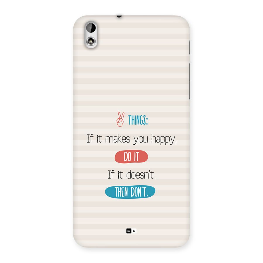Think Then Back Case for Desire 816g
