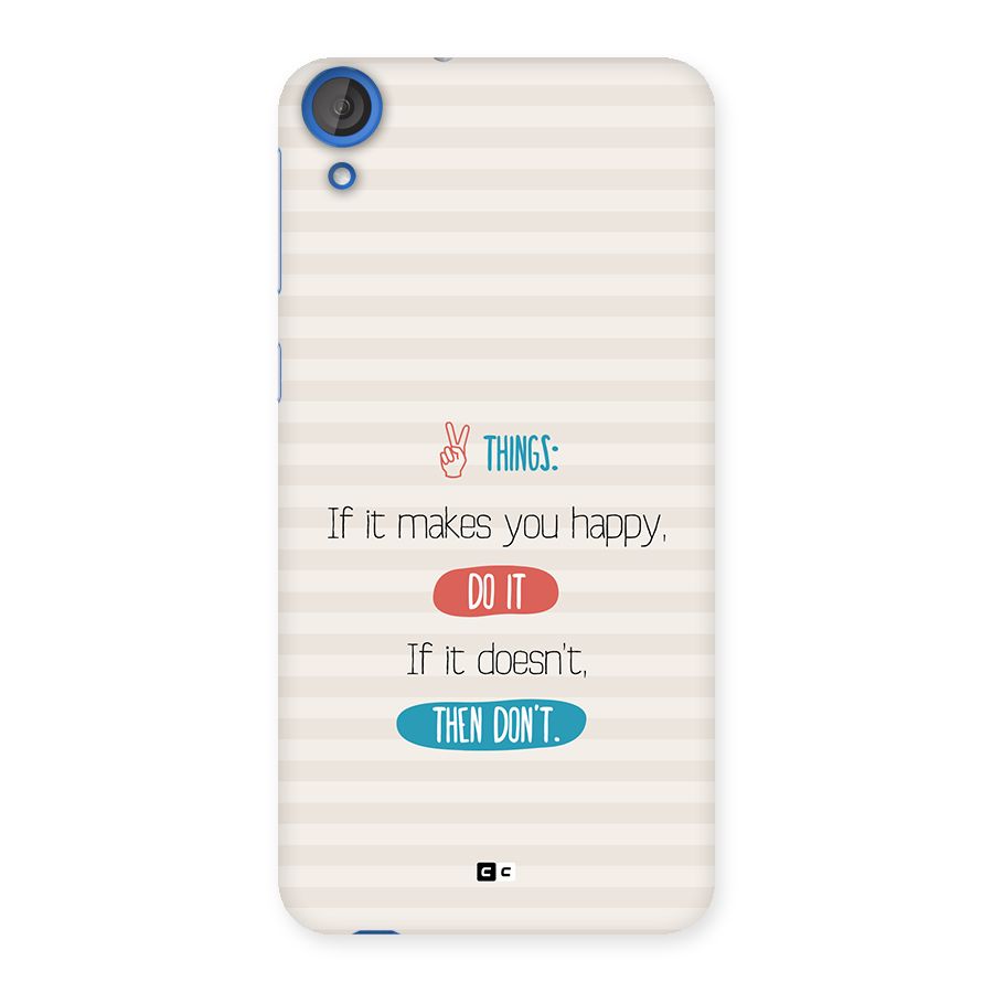 Think Then Back Case for Desire 820