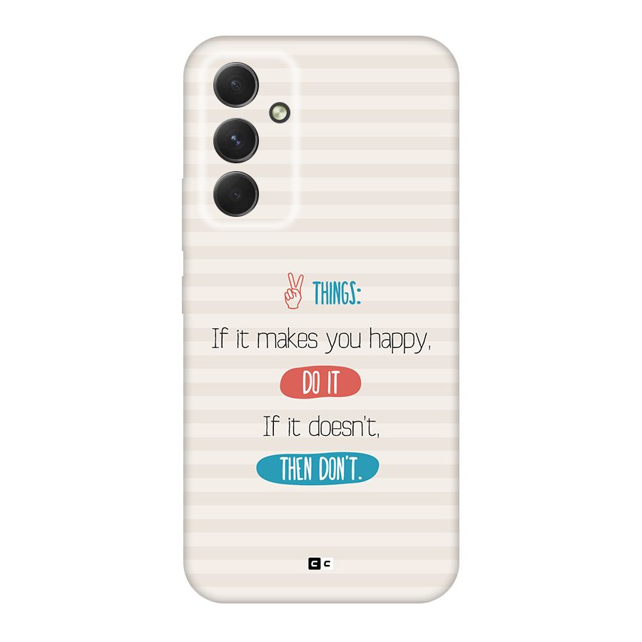 Think Then Back Case for Galaxy A54