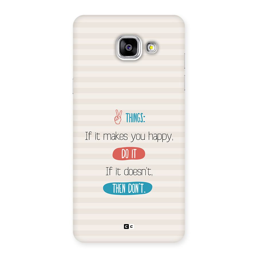 Think Then Back Case for Galaxy A5 (2016)