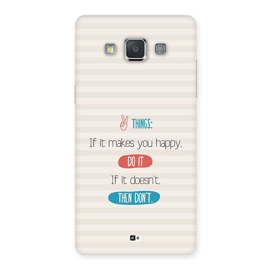 Think Then Back Case for Galaxy Grand 3