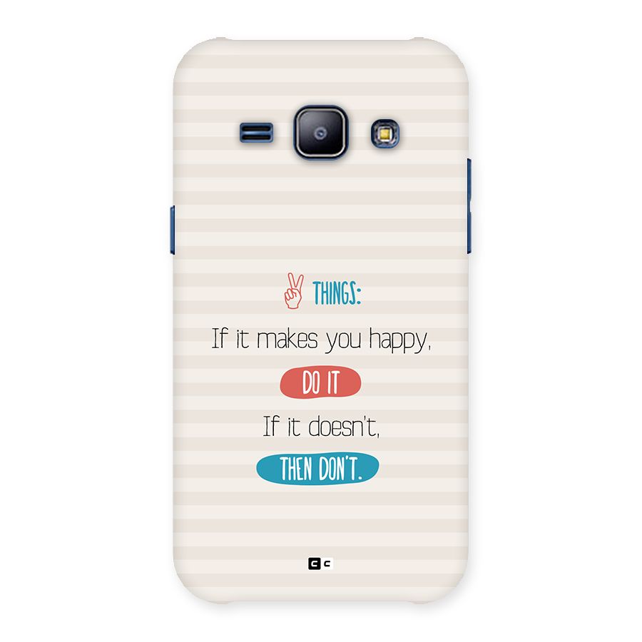 Think Then Back Case for Galaxy J1
