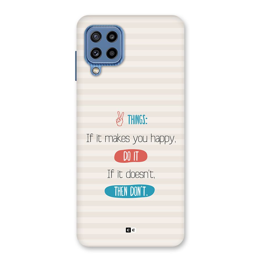 Think Then Back Case for Galaxy M32