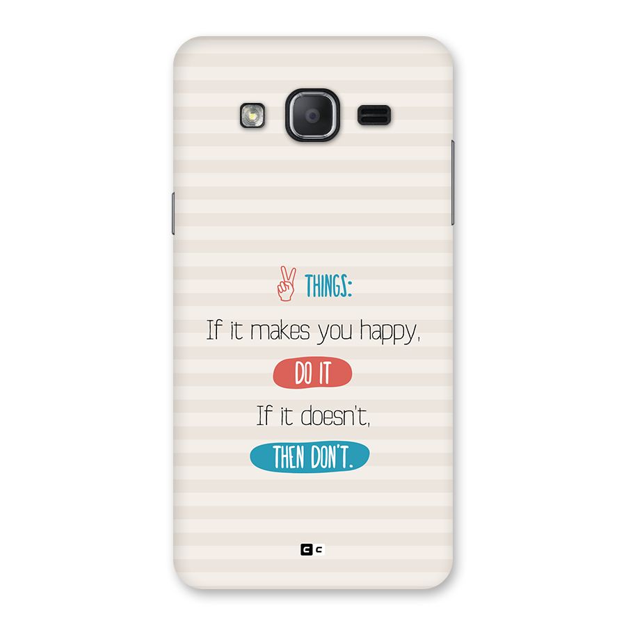 Think Then Back Case for Galaxy On7 2015
