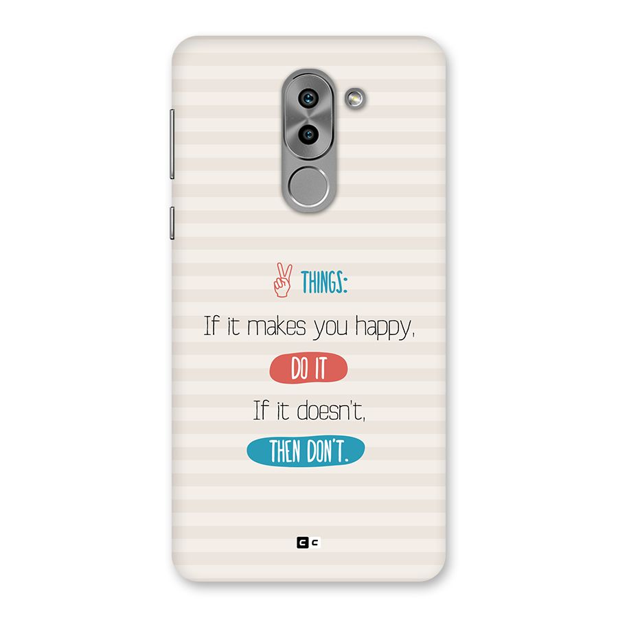 Think Then Back Case for Honor 6X