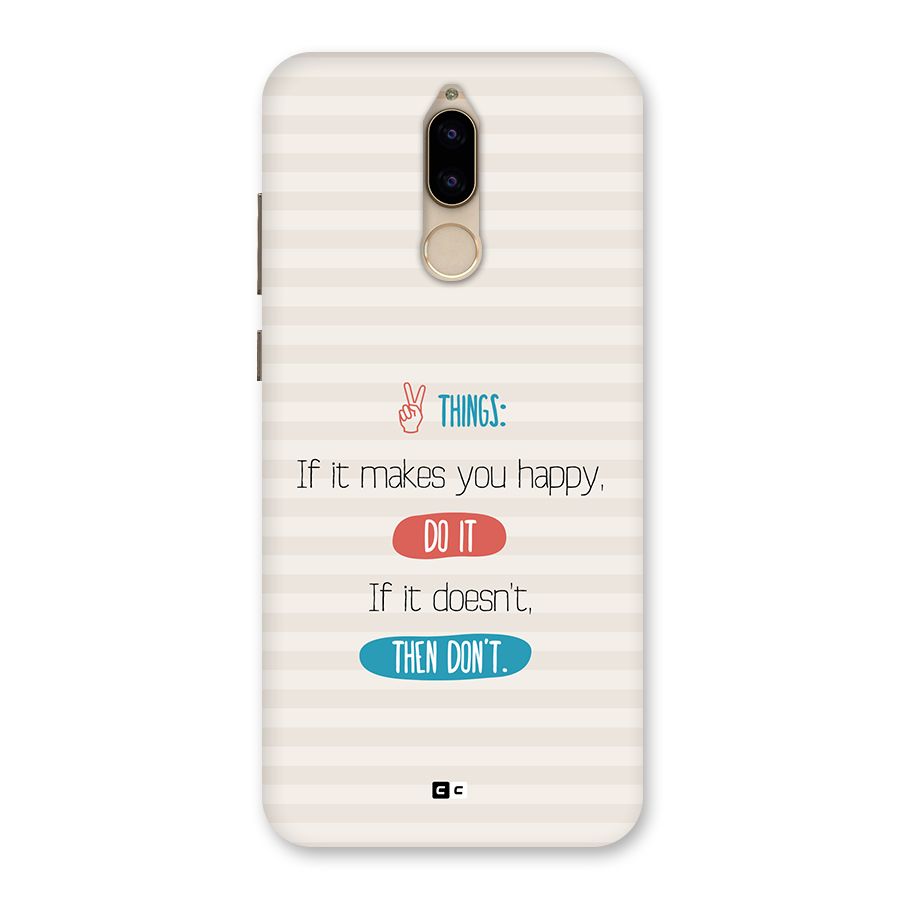 Think Then Back Case for Honor 9i