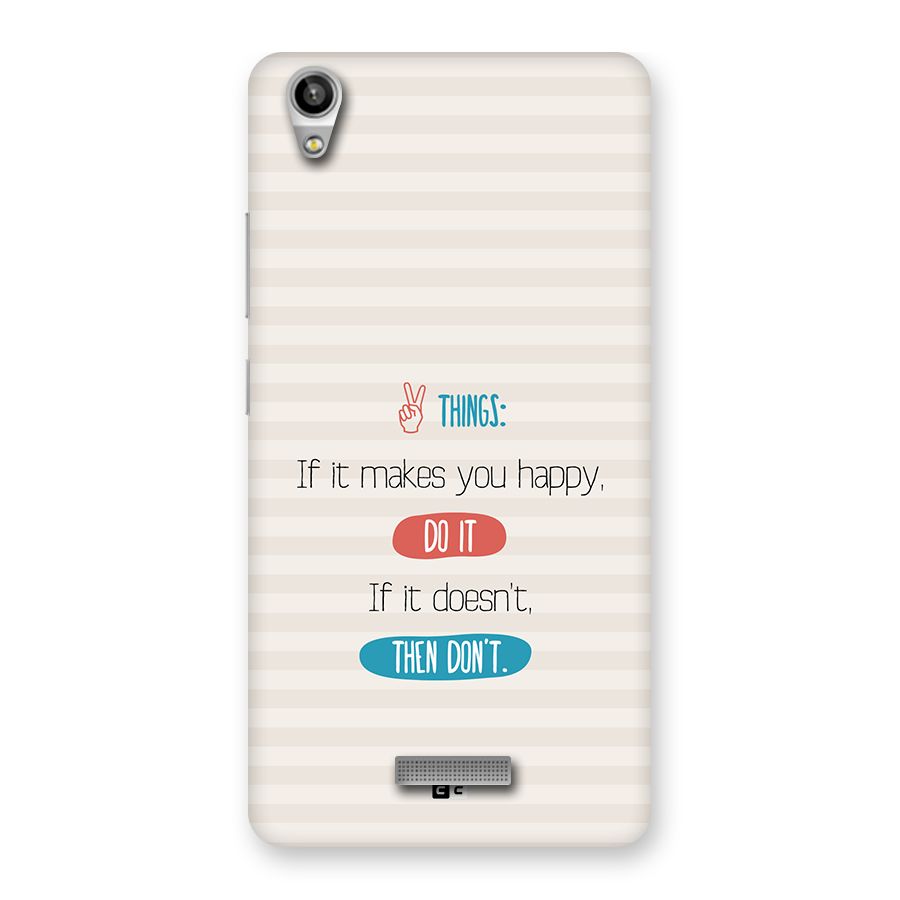 Think Then Back Case for Lava Pixel V1