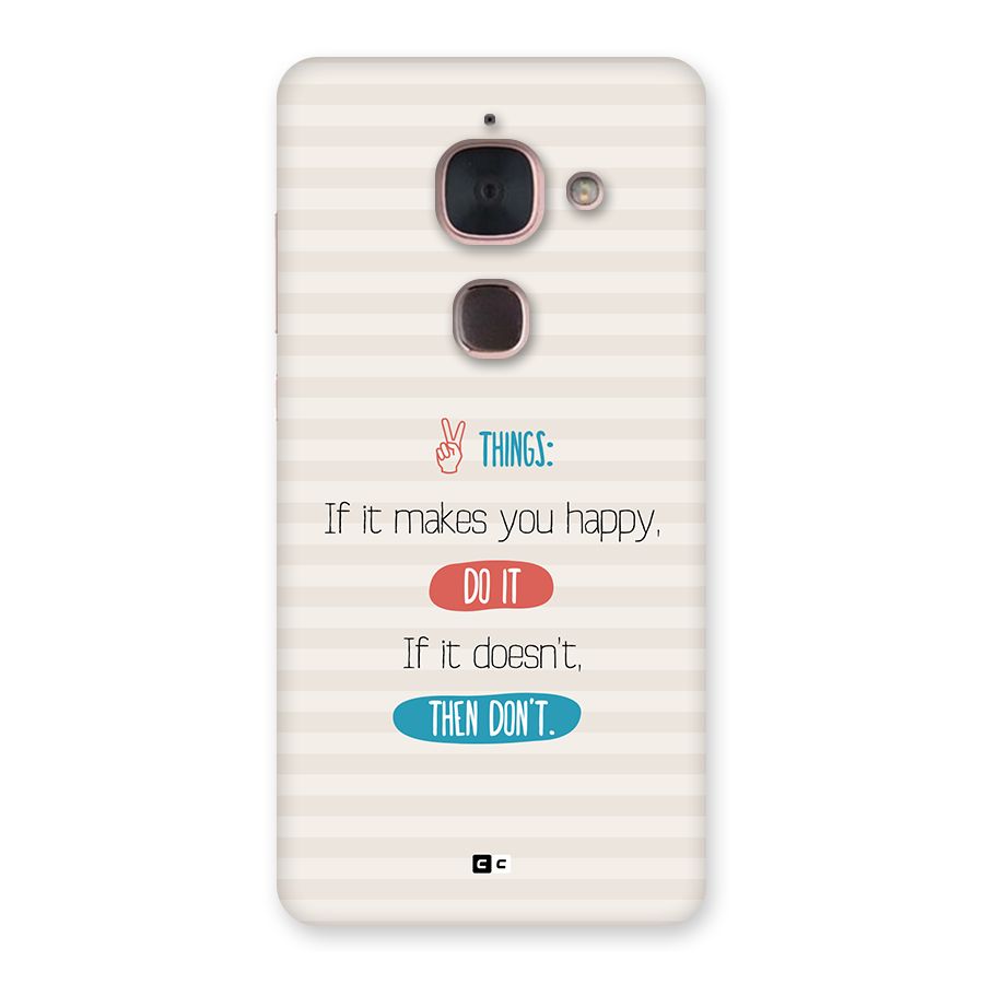 Think Then Back Case for Le Max 2