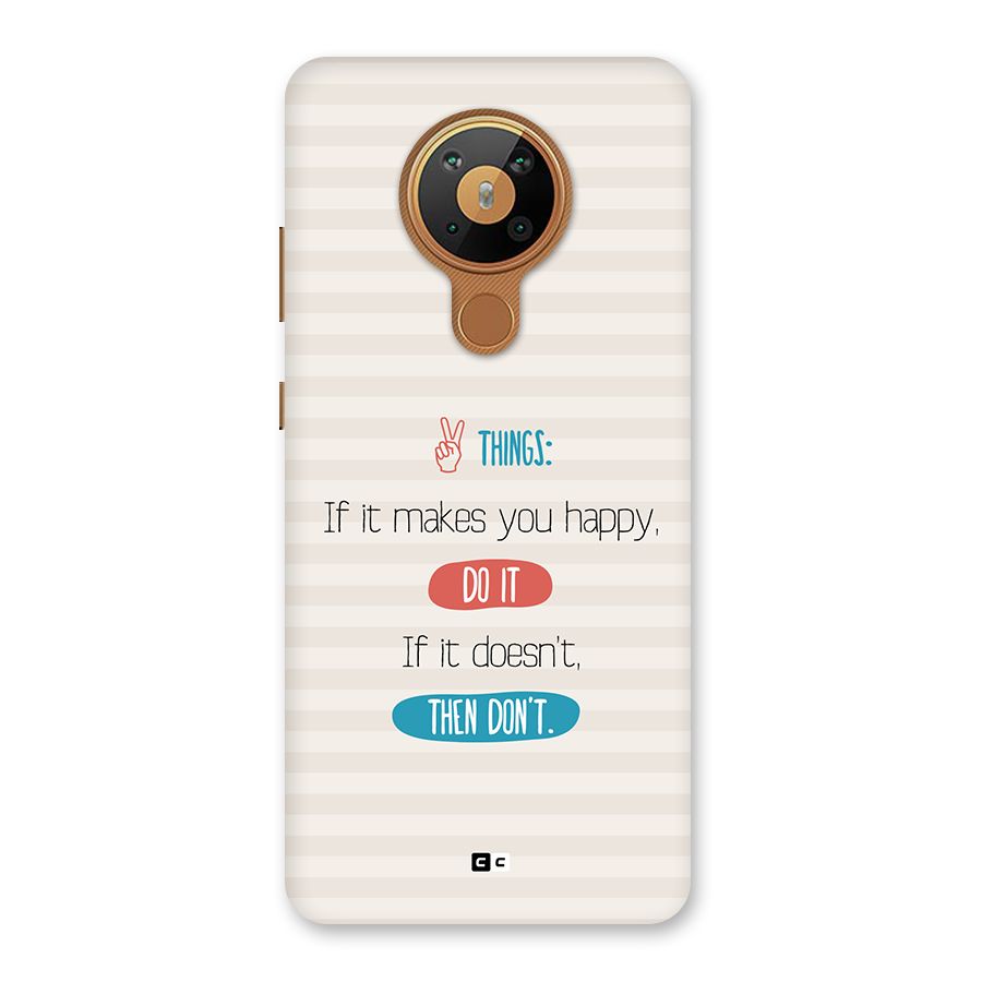 Think Then Back Case for Nokia 5.3