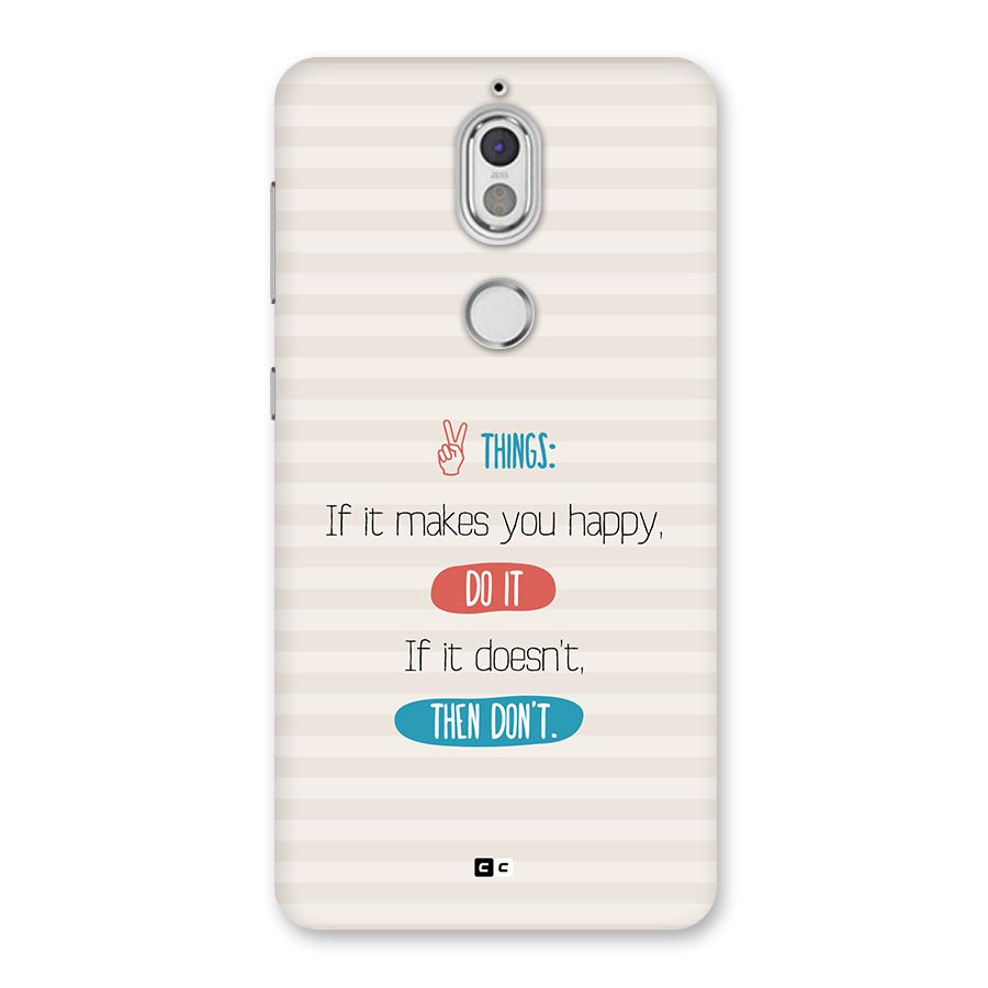 Think Then Back Case for Nokia 7