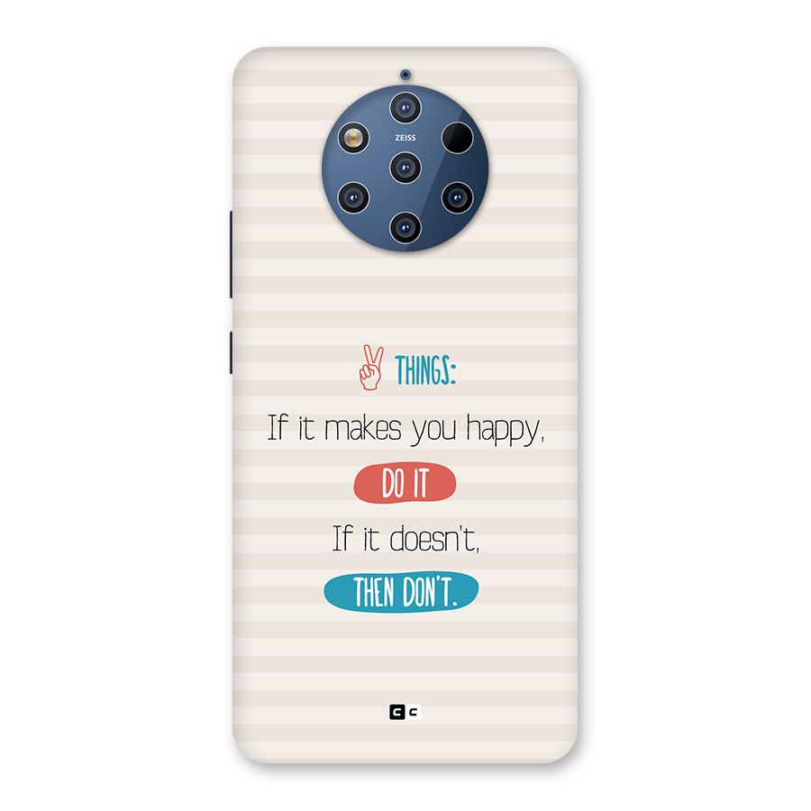 Think Then Back Case for Nokia 9 PureView