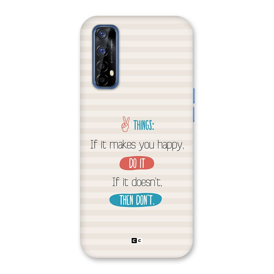 Think Then Back Case for Realme 7