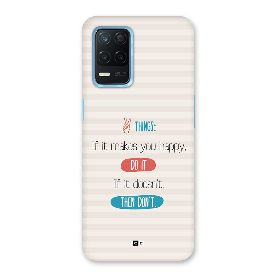 Think Then Back Case for Realme 8s 5G