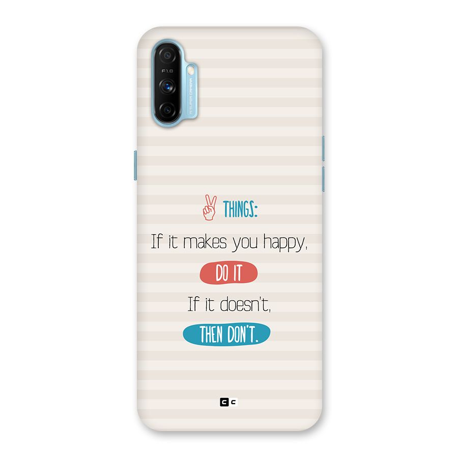 Think Then Back Case for Realme Narzo 20A
