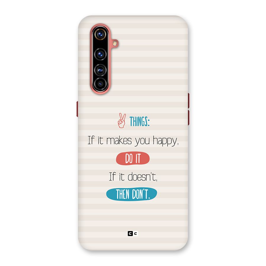 Think Then Back Case for Realme X50 Pro