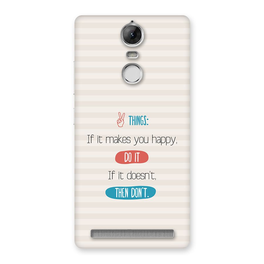 Think Then Back Case for Vibe K5 Note