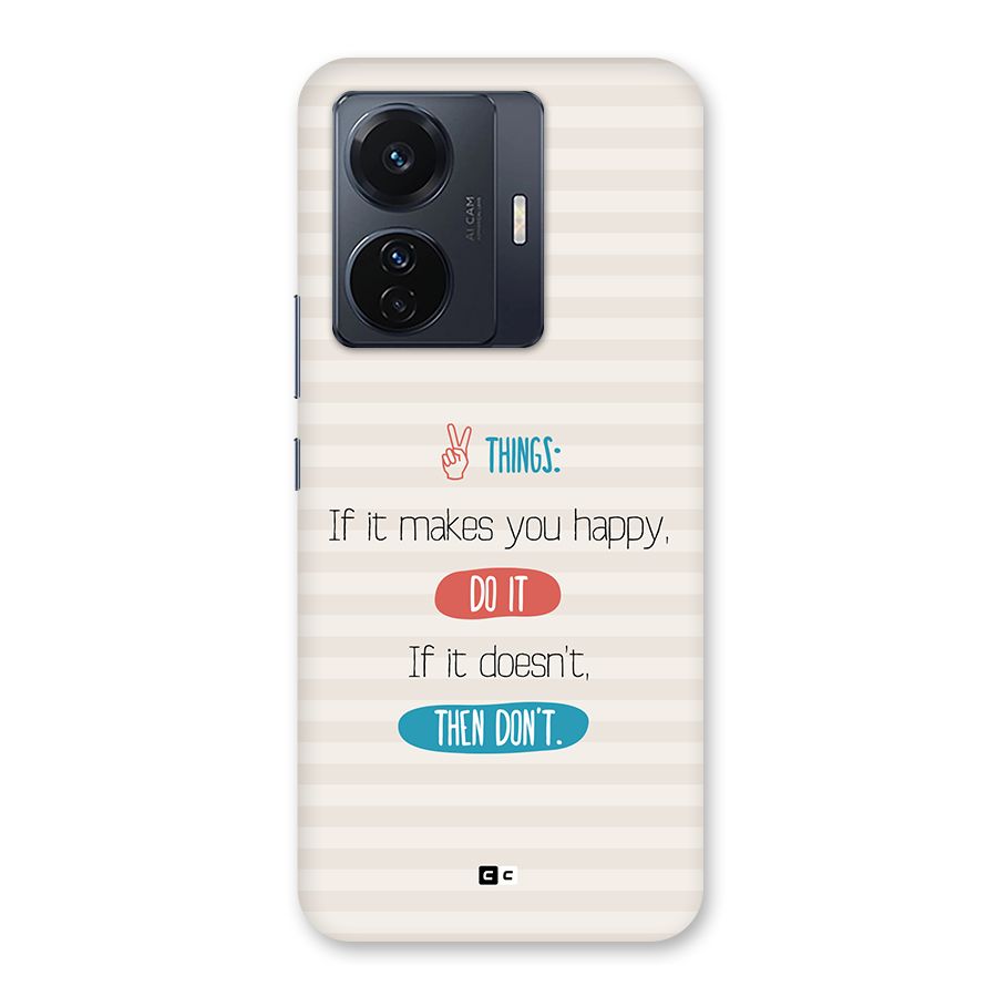 Think Then Back Case for Vivo T1 Pro