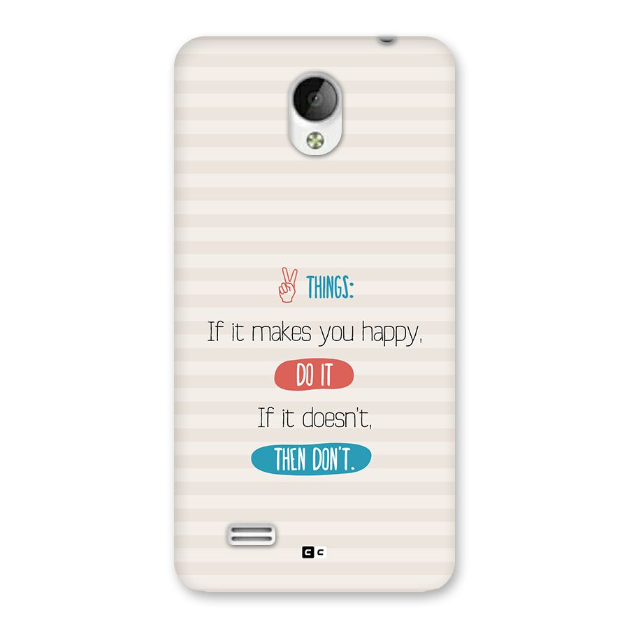 Think Then Back Case for Vivo Y21