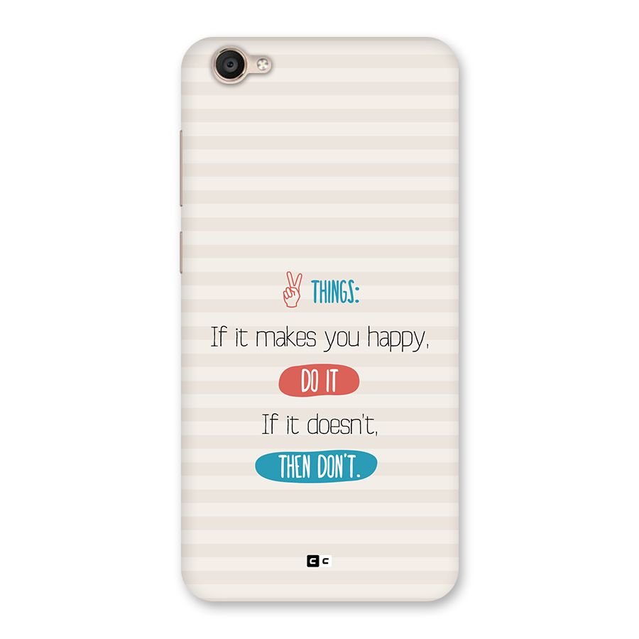 Think Then Back Case for Vivo Y55L