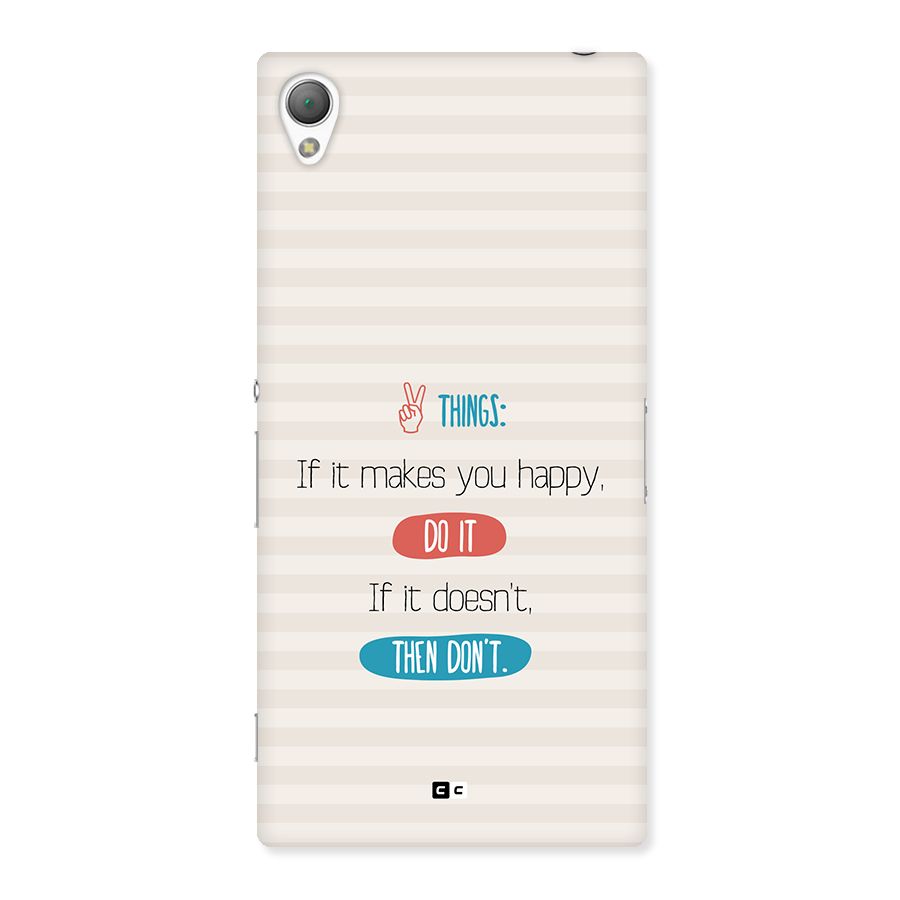 Think Then Back Case for Xperia Z3