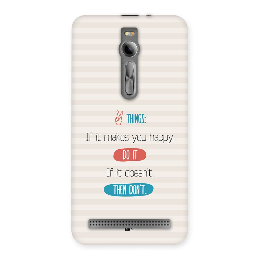 Think Then Back Case for Zenfone 2