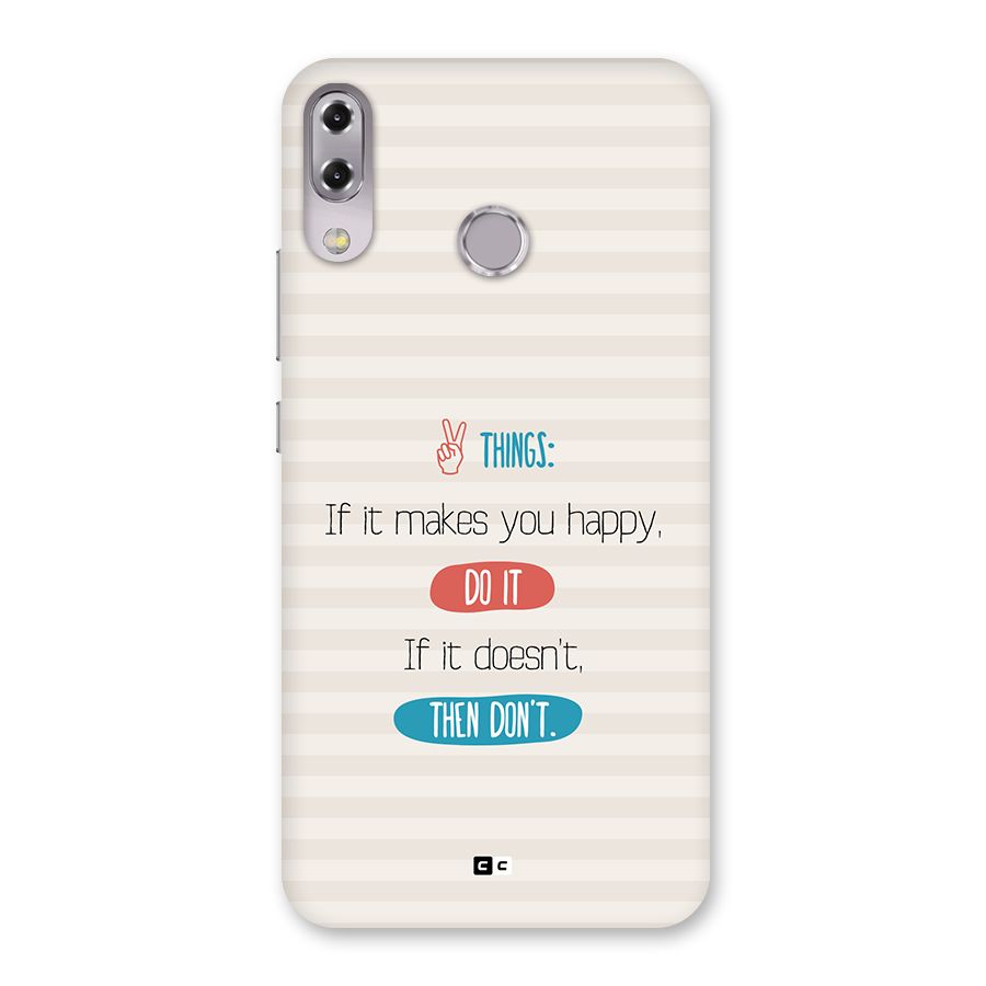 Think Then Back Case for Zenfone 5Z