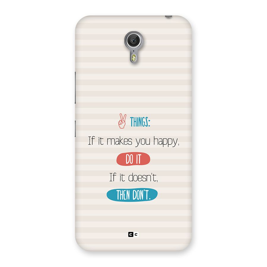 Think Then Back Case for Zuk Z1