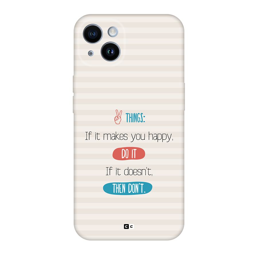 Think Then Back Case for iPhone 14