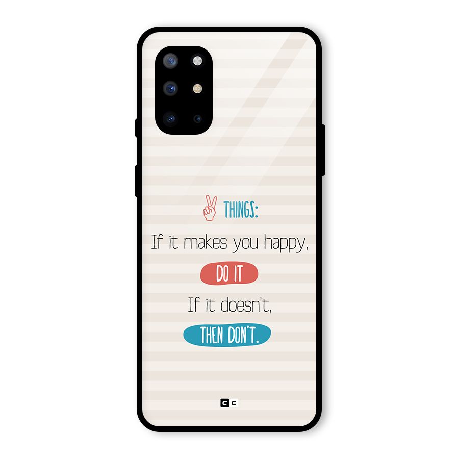 Think Then Glass Back Case for OnePlus 8T