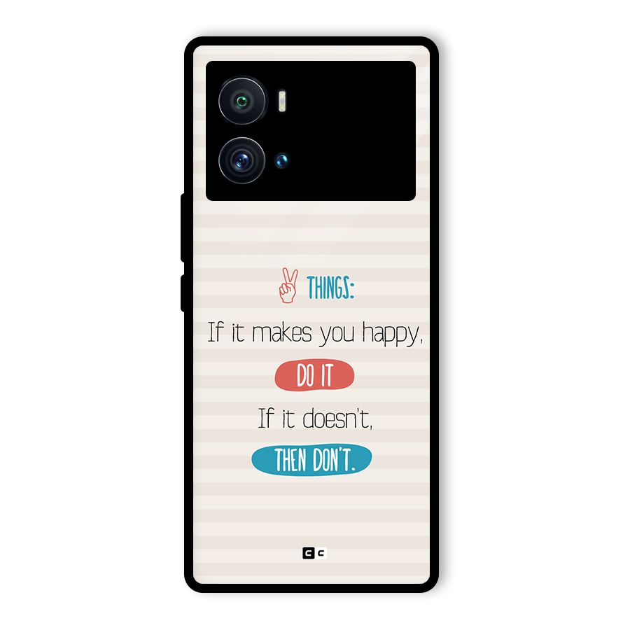 Think Then Glass Back Case for Vivo iQOO 9 Pro