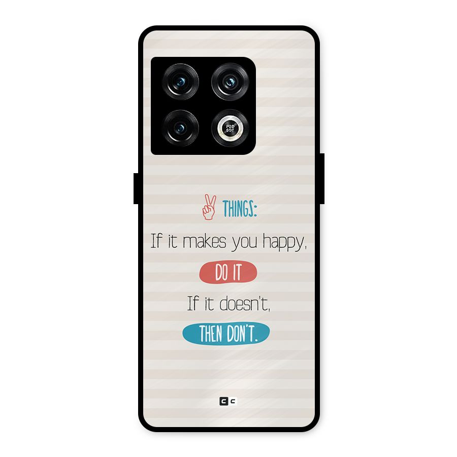Think Then Metal Back Case for OnePlus 10 Pro 5G