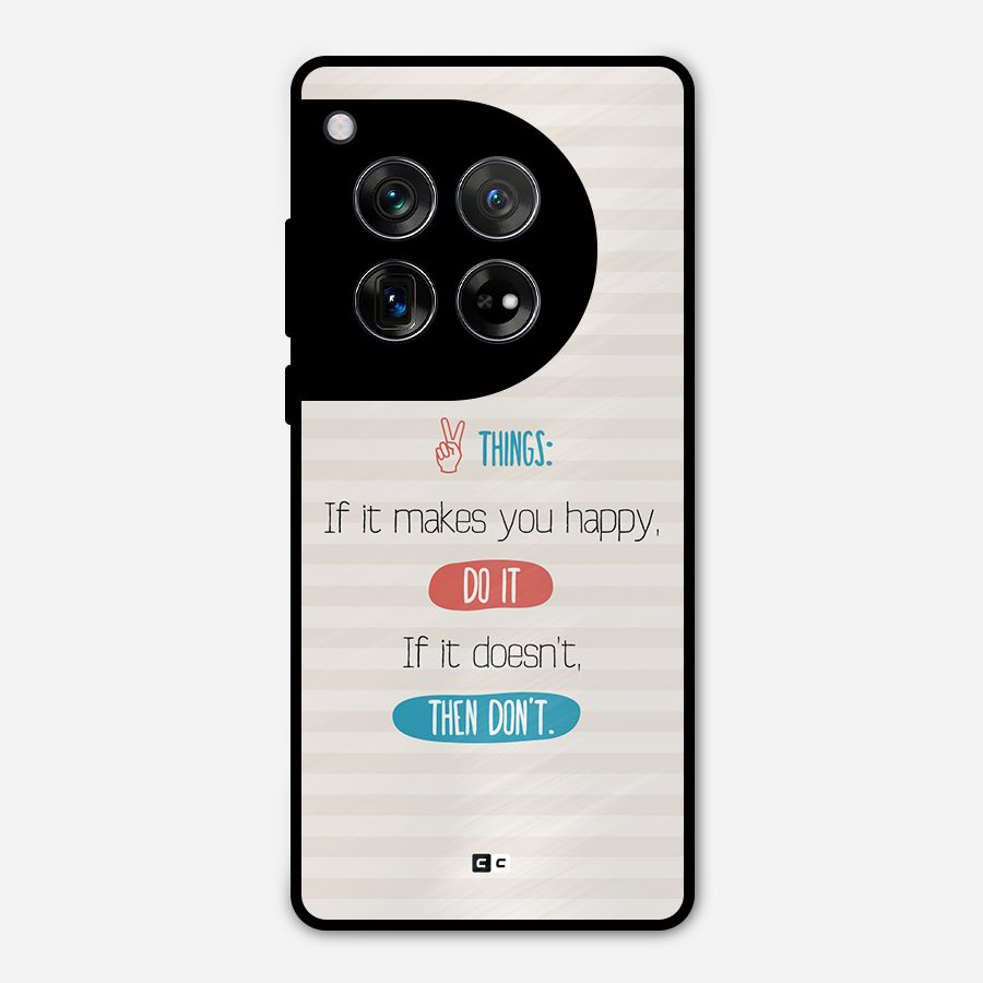 Think Then Metal Back Case for OnePlus 12