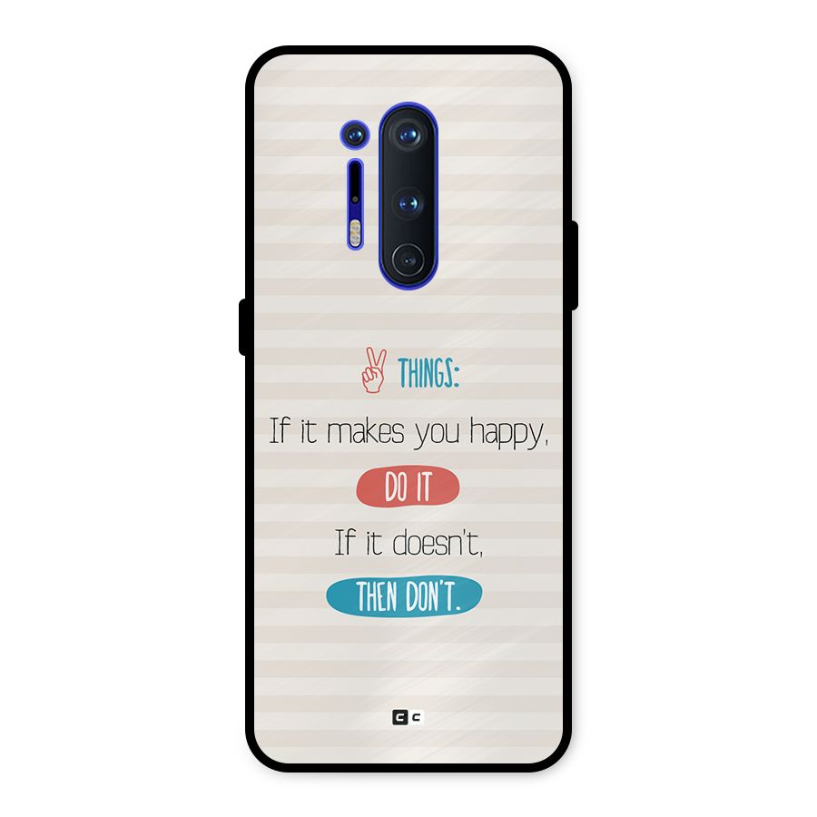 Think Then Metal Back Case for OnePlus 8 Pro
