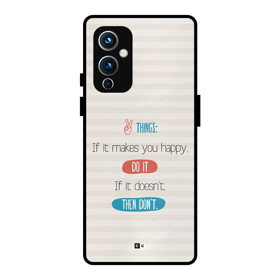 Think Then Metal Back Case for OnePlus 9