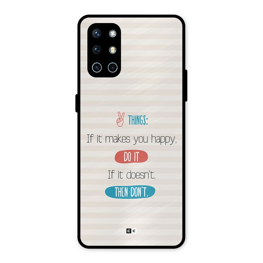 Think Then Metal Back Case for OnePlus 9R