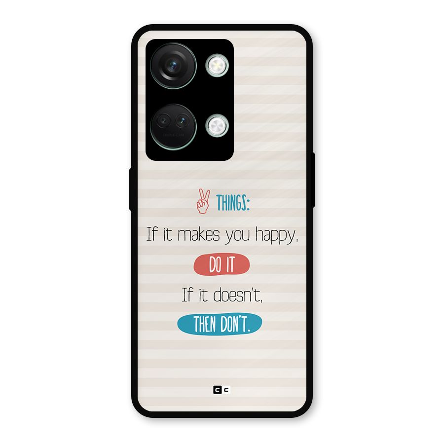 Think Then Metal Back Case for OnePlus Nord 3