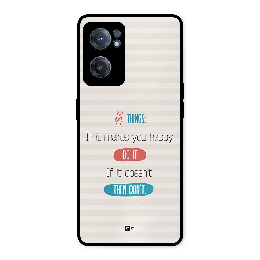 Think Then Metal Back Case for OnePlus Nord CE 2 5G