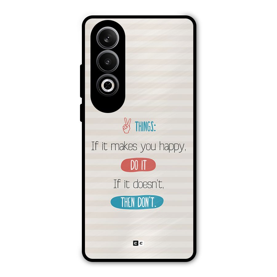 Think Then Metal Back Case for OnePlus Nord CE4