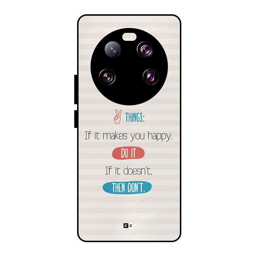 Think Then Metal Back Case for Xiaomi 13 Ultra