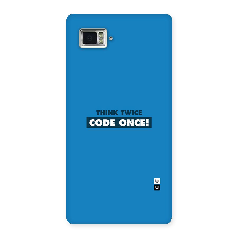 Think Twice Code Once Back Case for Vibe Z2 Pro K920