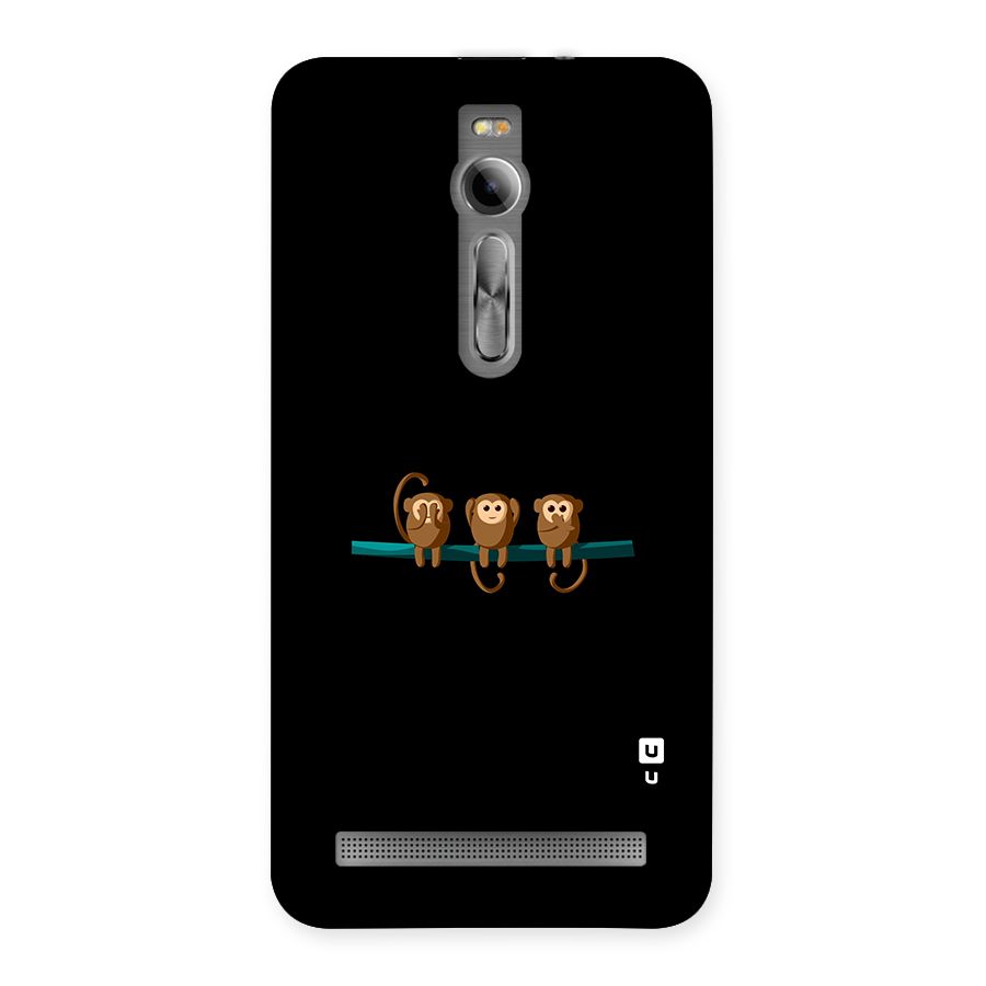 Three Cute Monkeys Back Case for Asus Zenfone 2