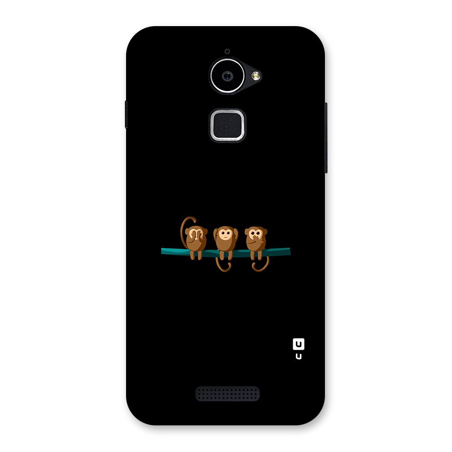 Three Cute Monkeys Back Case for Coolpad Note 3 Lite