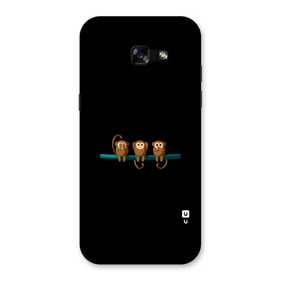 Three Cute Monkeys Back Case for Galaxy A5 2017