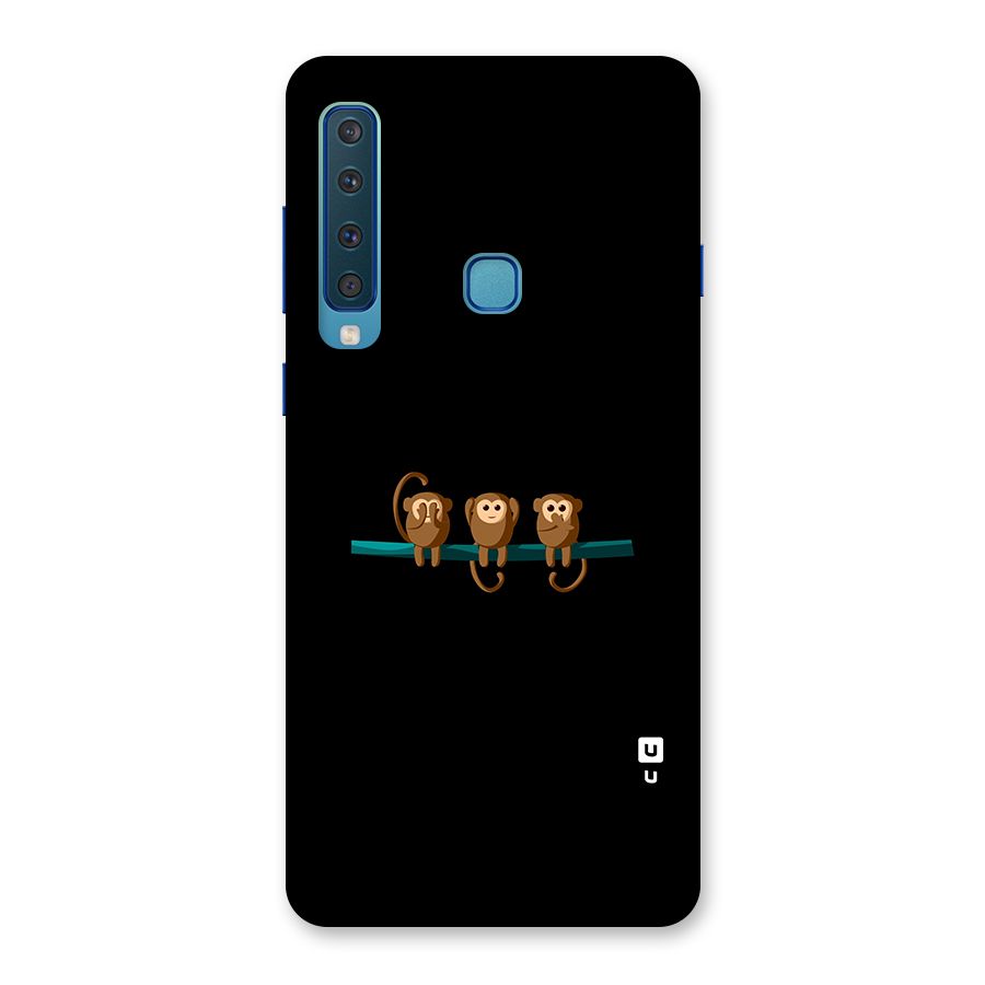 Three Cute Monkeys Back Case for Galaxy A9 (2018)