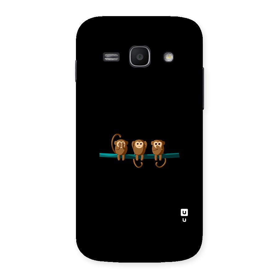 Three Cute Monkeys Back Case for Galaxy Ace 3
